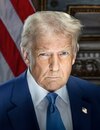 Donald Trump şi-a publicat portretul oficial. Fotografia seamănă izbitor cu cea făcută de poliţie în 2023, când a (…)