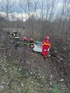 Vâlcea: Două persoane rănite într-un accident rutier în Tomșani