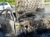 O mașină a luat foc în mers, în Cluj-Napoca. Pasagerii s-au salvat în utlimul moment