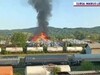 Neregulile descoperite de inspectorii de mediu la firma unde a izbucnit incendiul masiv de pe platforma Oltchim