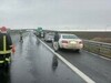 Carambol cu 7 mașini pe autostrada A1. Traficul rutier se desfăşoară îngreunat