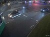 O mașină a intrat în plin într-un tramvai într-o intersecție din Iași după ce nu a oprit la roșu la semafor. VIDEO