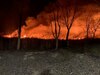 Incendiu puternic de vegetație în Delta Dunării, în zona localității Sulina