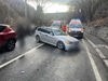 Trafic aglomerat pe sensul de urcare către Braşov - DN 1, blocat în zona staţiunii Sinaia în urma unui accident în (…)