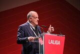 Președintele LaLiga, Javier Tebas, răspuns ironic la amenințarea lui Carlo Ancelotti cu neprezentarea la meciuri