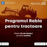 126 de dealeri de tractoare şi maşini agricole autopropulsate, validaţi în programul Rabla pentru Tractoare