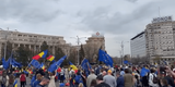 Miting pro-european în Piața Victoriei; au fost instituite restricții de circulație rutieră