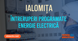 Rețele Electrice România: Întreruperi programate, Ialomița, perioada 11 – 14 martie 2025