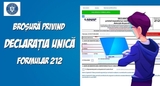 AJFP Ialomița: ANAF a publicat pe site „Broșura privind Declarația Unică – Formularul 212”