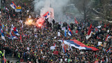 Sute de mii de oameni au protestat în Serbia. Ce vor oamenii